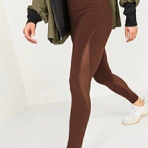 Old Navy High-Waisted Elevate Mesh-Trim Compression Size Large